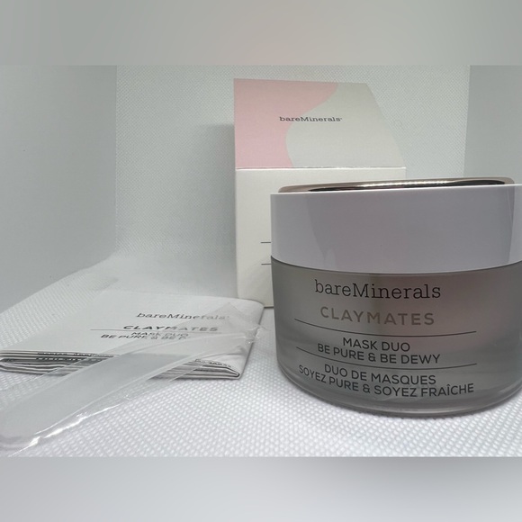 Bareminerals flatmates mask duo BE PURE & BE DEWY BRAND NEW 2.04oz - Picture 7 of 8